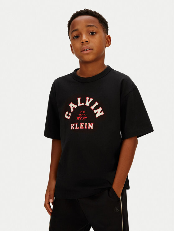 Calvin Klein Jeans Calvin Klein Jeans Camiseta Varsity Graphic IB0IB02637 Negro Regular Fit
