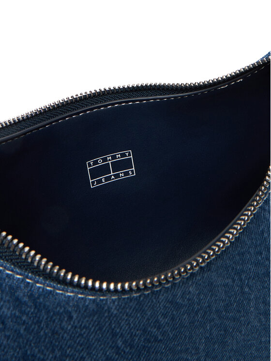 Tommy Jeans Kabelka Tommy Jeans Tjw Cool Denim Shoulder Bag AW0AW17877 Modrá