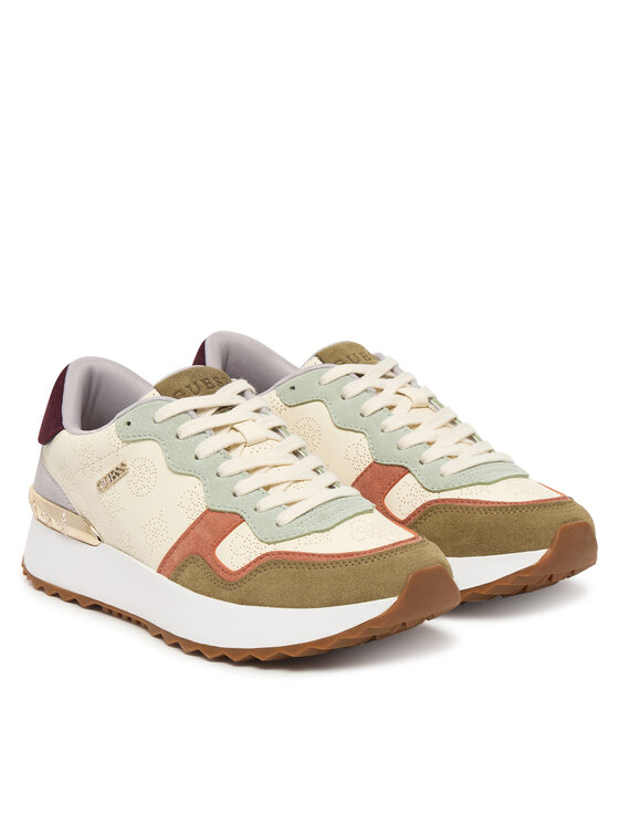 Guess Sneakers Guess FLPVN5 FAM12 Écru