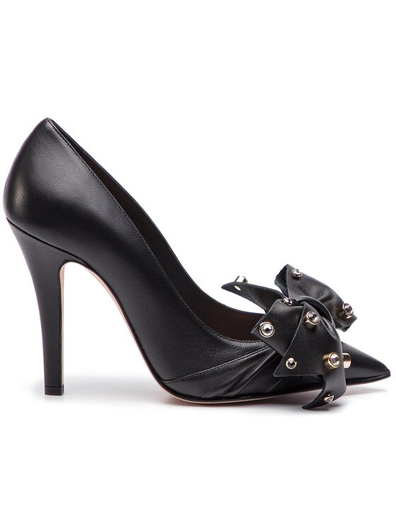 Red Valentino Pantofi cu toc subțire Red Valentino RQ2S0C12 Negru