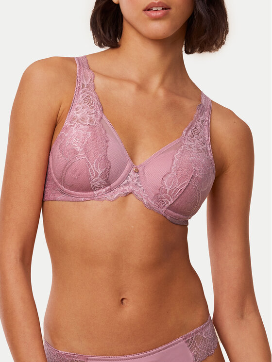 Triumph Triumph Melltartó alsó huzallal Wild Peony Florale 10209627 Rózsaszín