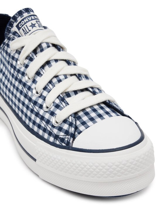 Converse Кеди Converse Chuck Taylor All Star Lift Platform Gingham A13664C Cиній