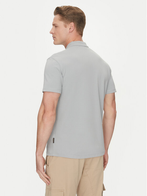 Napapijri Napapijri Polo Ealis NP0A4H8B Grigio Regular Fit