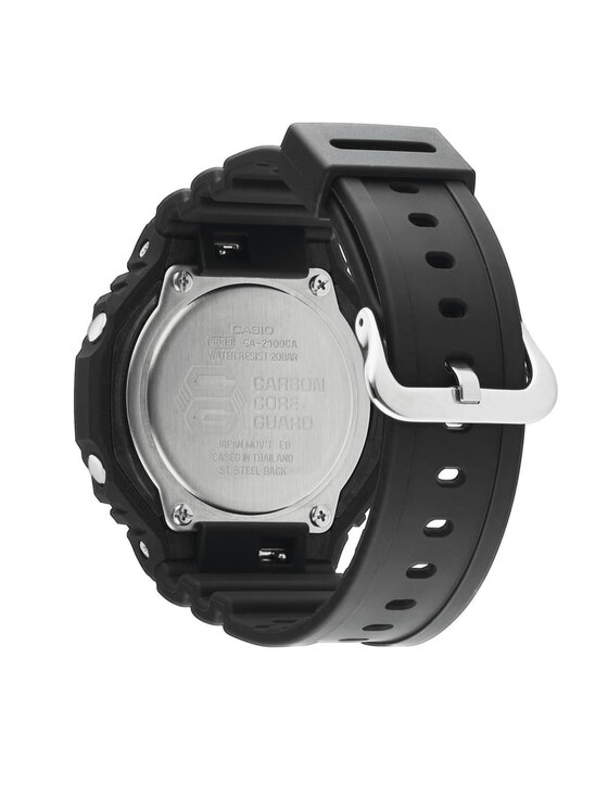 G-Shock Zegarek G-Shock Octagon Carbon Core Guard GA-2100-1A2ER Czarny