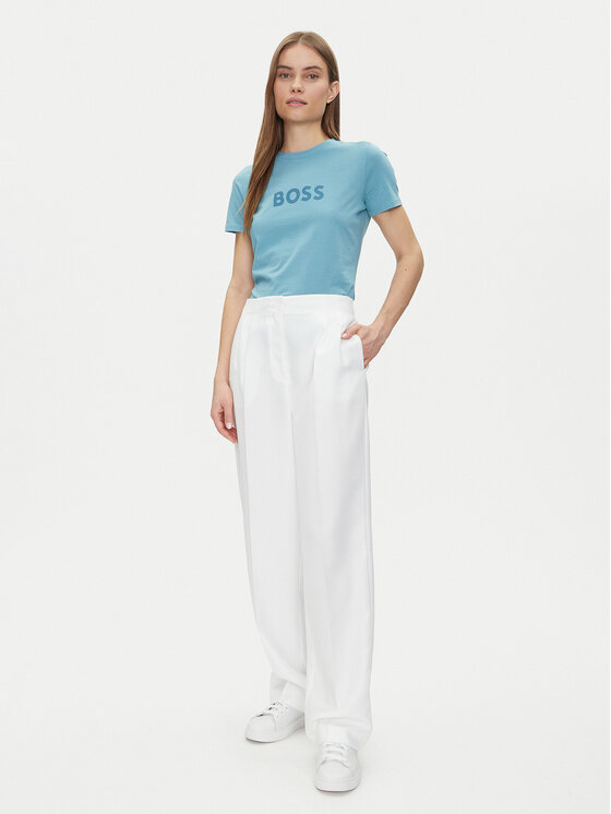BOSS BOSS Футболка 50501139 Блакитний Regular Fit