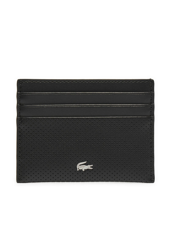 Lacoste Набір чохол на картки і ремінь Lacoste RC4092 Чорний