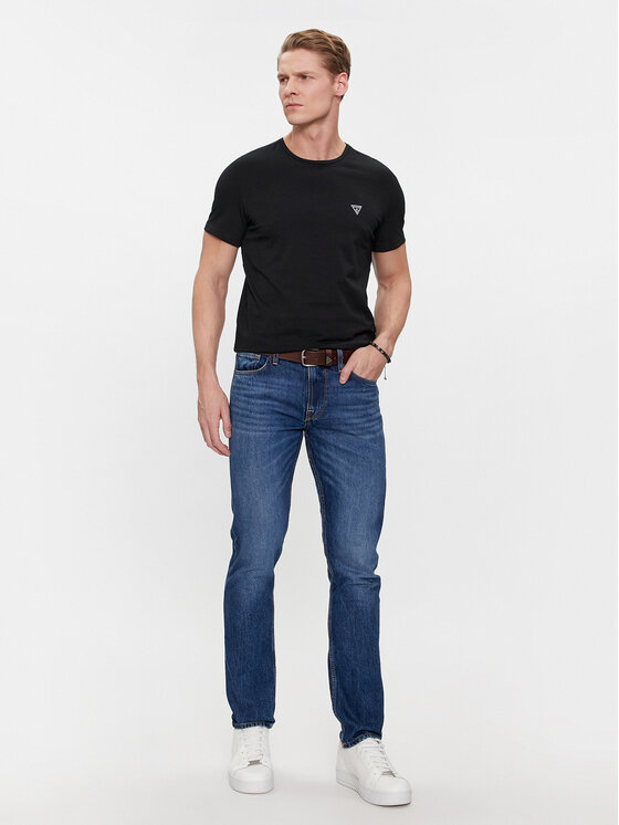 Guess Guess Комплект футболок U97G02 KCD31 Чорний Regular Fit