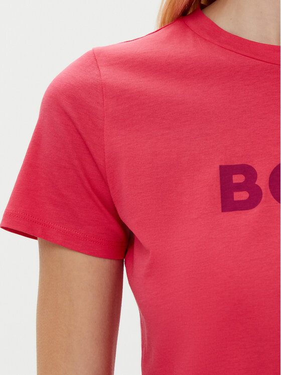 BOSS BOSS Футболка C_Elogo_5 50501139 Рожевий Regular Fit