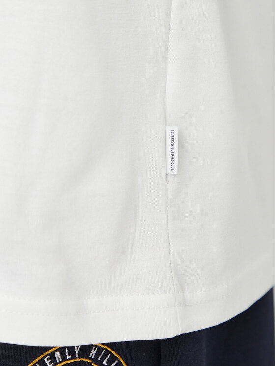 Beverly Hills Polo Club Beverly Hills Polo Club Camiseta P-SS26M-TS101 Blanco Regular Fit