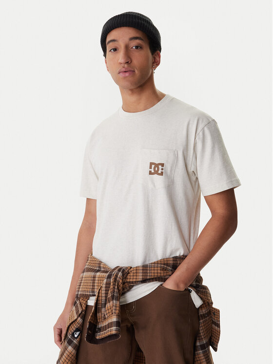 DC Shoes DC Shoes Футболка Star Pocket ADYZT05377 Бежевий Regular Fit