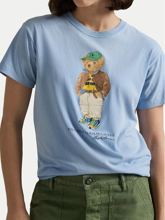 Polo Ralph Lauren Polo Ralph Lauren Majica 211971730001 Svetlo modra Relaxed Fit