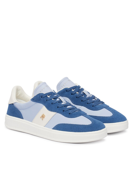 Tommy Hilfiger Sneakersy Tommy Hilfiger Premium Heritage FW0FW09497 Niebieski jasny