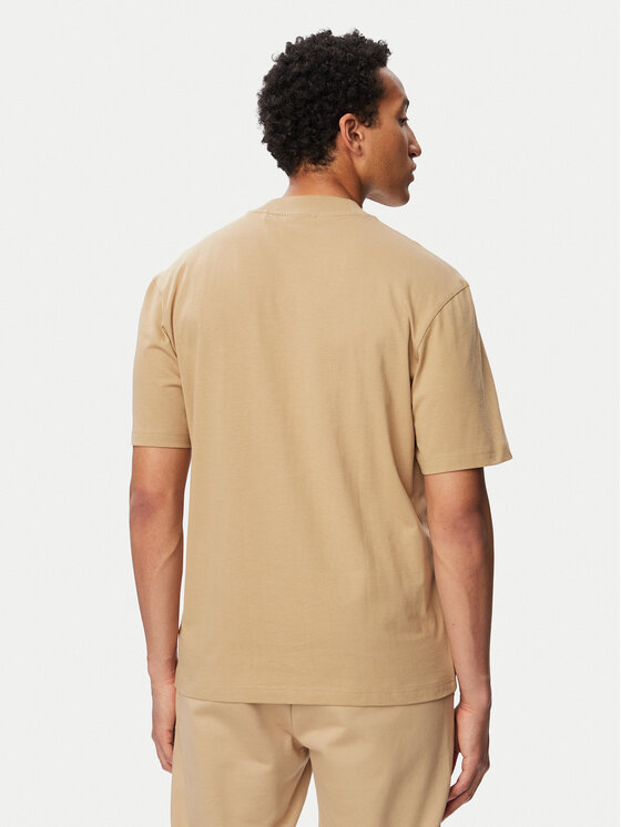 HUGO Hugo Футболка Nieros 50509991 Бежевий Regular Fit