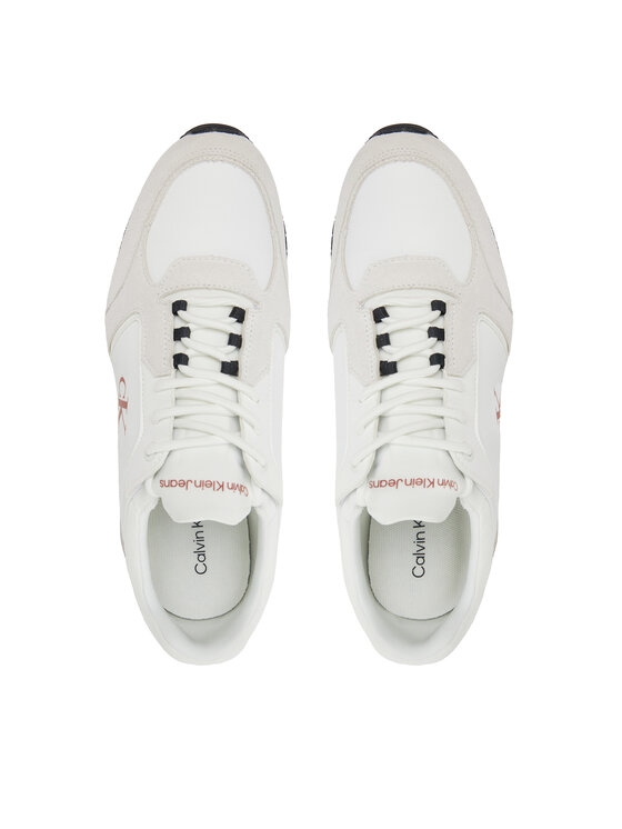 Calvin Klein Jeans Tenisice Calvin Klein Jeans Retro Sock Runner Mg YM0YM01152 Bijela