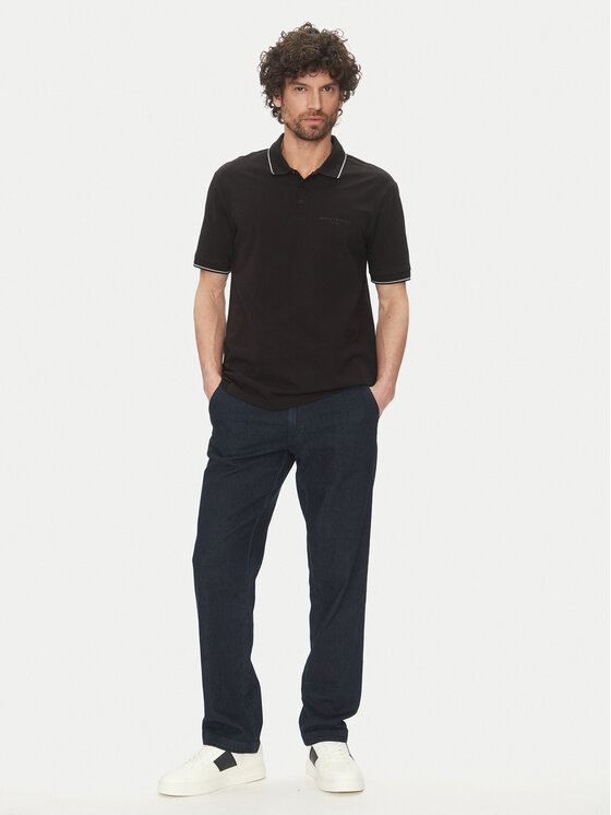 Armani Exchange Armani Exchange Поло XM000489 AF13026 UC001 Чорний Regular Fit