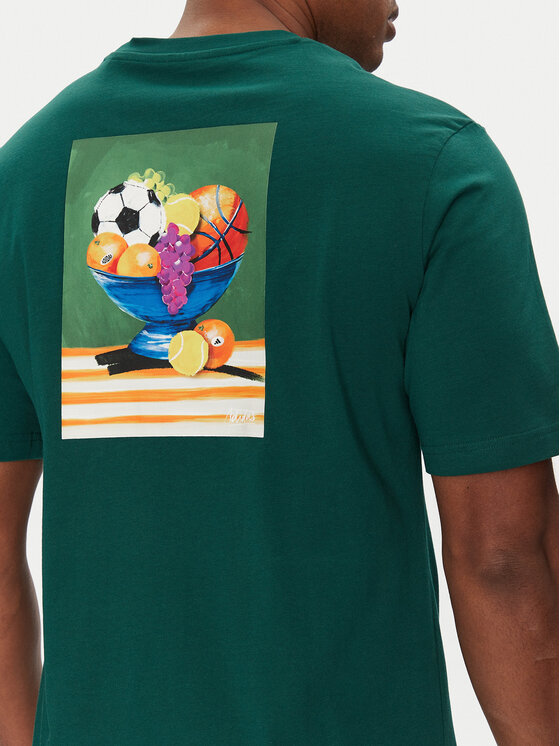 adidas adidas Футболка Lounge Still Life Bowl Graphic JJ3961 Зелений Regular Fit