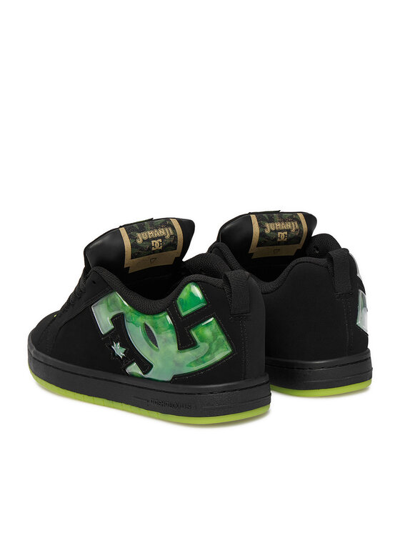 DC Shoes Сникърси DC Shoes EO-COURT GRAFFIK JUMANJI DC06528001 W Черен
