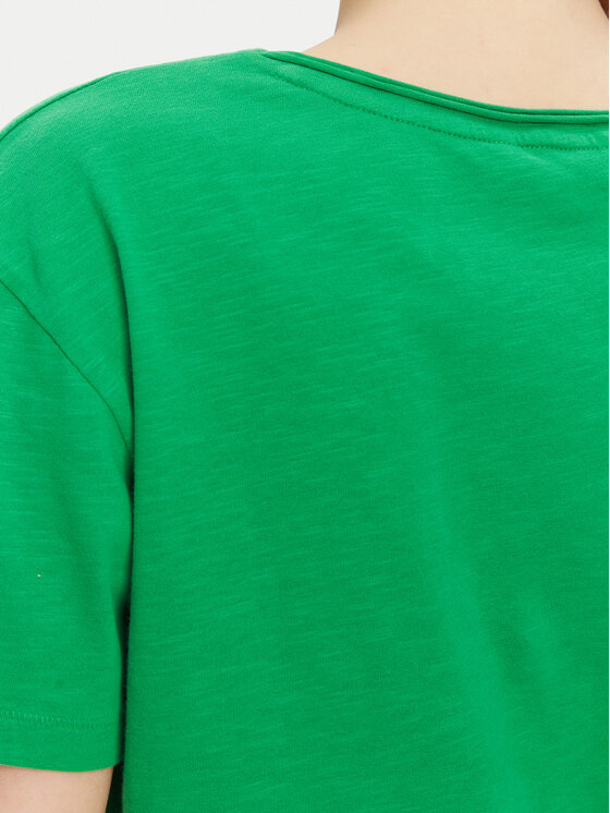 Tommy Hilfiger Tommy Hilfiger Marškinėliai WW0WW43901 Žalia Relaxed Fit