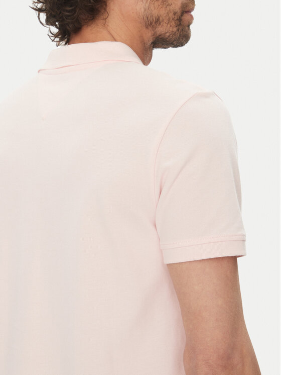 Tommy Jeans Tommy Jeans Pólóing DM0DM20676 Rózsaszín Slim Fit