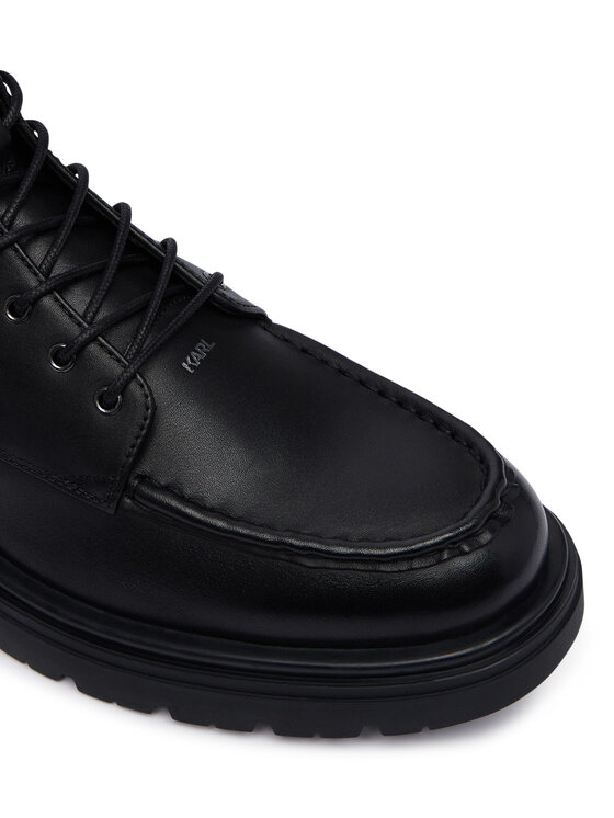 KARL LAGERFELD Šnurovacia obuv KARL LAGERFELD Koby Lug KL11846 Čierna