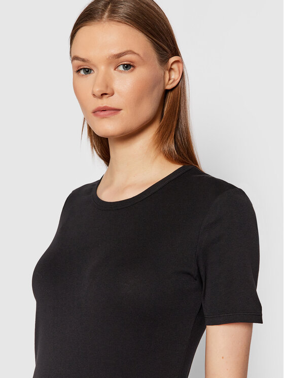 United Colors Of Benetton United Colors Of Benetton Camiseta 3GA2E16A0 Negro Regular Fit