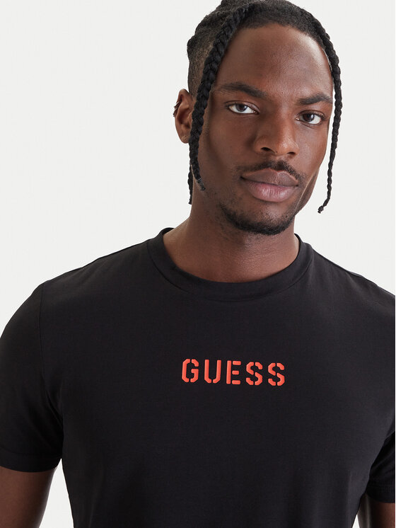 Guess Guess Camiseta U6GM01 K6YW1 Negro Regular Fit