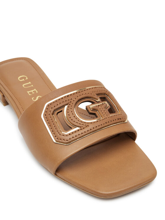 Guess Шльопанці Guess FLJTAR LEA19 Коричневий