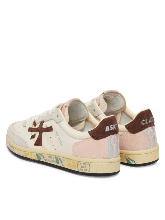 Premiata Сникърси Premiata Bsktclad Bskt Clayd Var 8284 Екрю