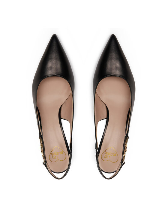 LOVE MOSCHINO Szpilki LOVE MOSCHINO JA10487G1MIA0000 Czarny