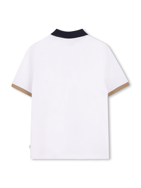 BOSS BOSS Polo J52955 D Blanco Regular Fit