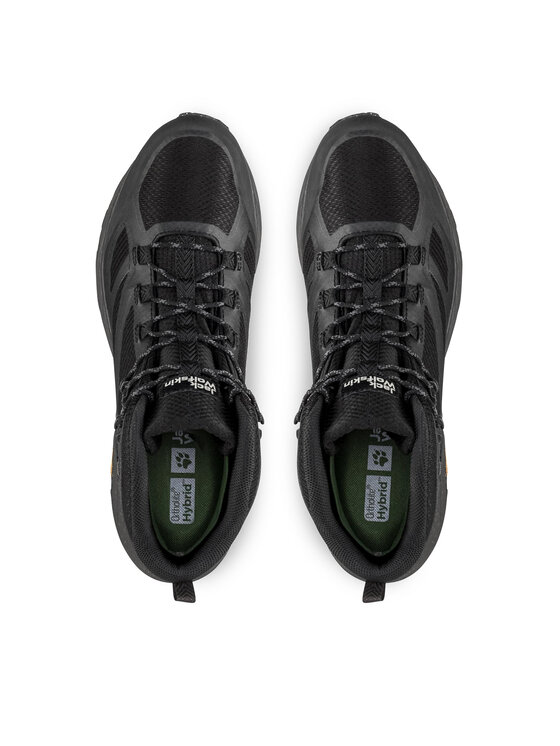 Jack Wolfskin Trekingová obuv Jack Wolfskin Terraventure Texapore Mid M 4051521 Čierna