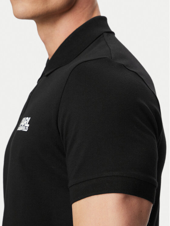KARL LAGERFELD KARL LAGERFELD Polo 745780 500235 Negro Regular Fit