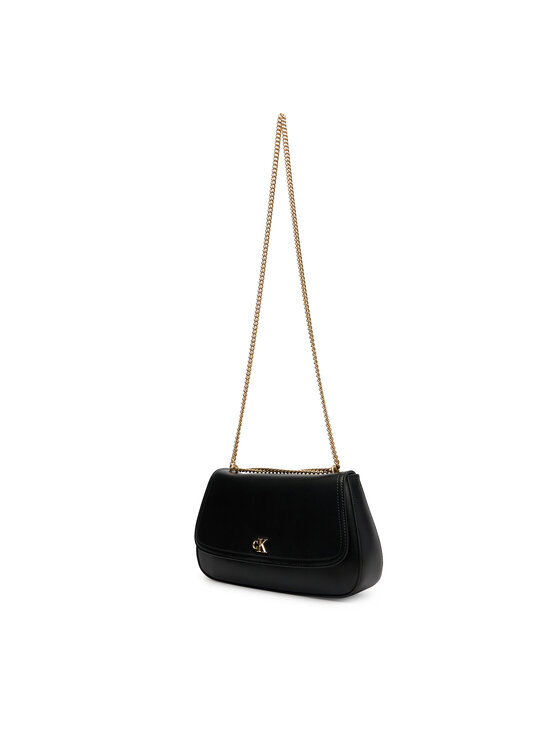 Calvin Klein Soma Calvin Klein Ck Convertible Chain Medium Bag LV04F3171G Melns