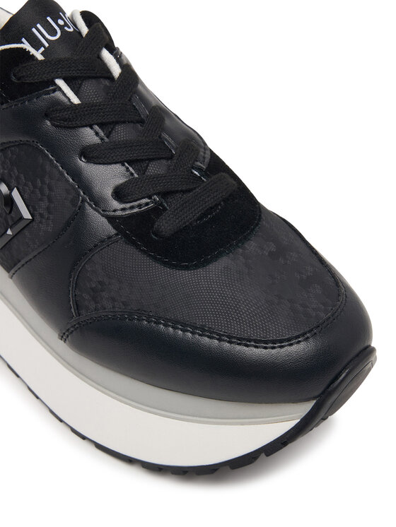 Liu Jo Sneakersy Liu Jo Maxi Wonder Plus 02 Bis BF6011 PX902 Čierna