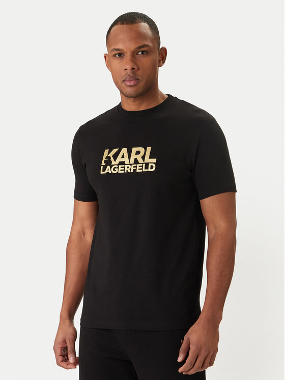 KARL LAGERFELD KARL LAGERFELD Camiseta 755780 500235 Negro Regular Fit