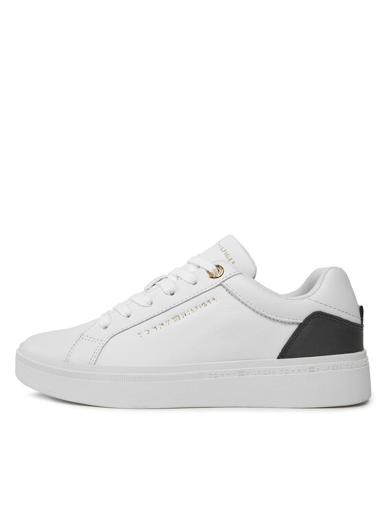 Tommy Hilfiger Sportcipők Tommy Hilfiger Elevated Essential Court Sneaker FW0FW07635 Fehér