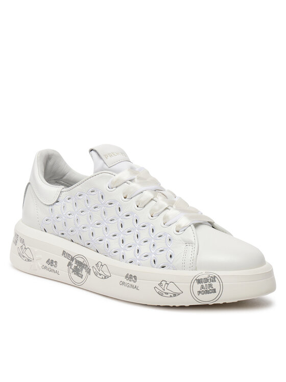 Premiata Сникърси Premiata Belle VAR 6283 Бял