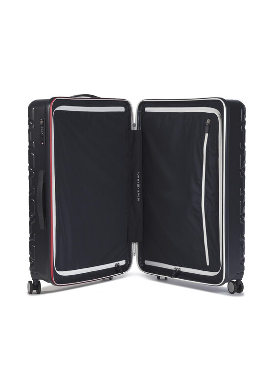 Tommy Hilfiger Голям куфар Tommy Hilfiger Monogram Case 28 AU0AU01065 Тъмносин