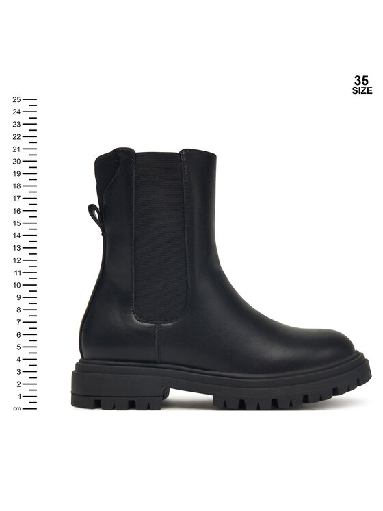 Calvin Klein Īsie zābaki Calvin Klein Chelsea Boot V3A5-83121-1464 D Melns