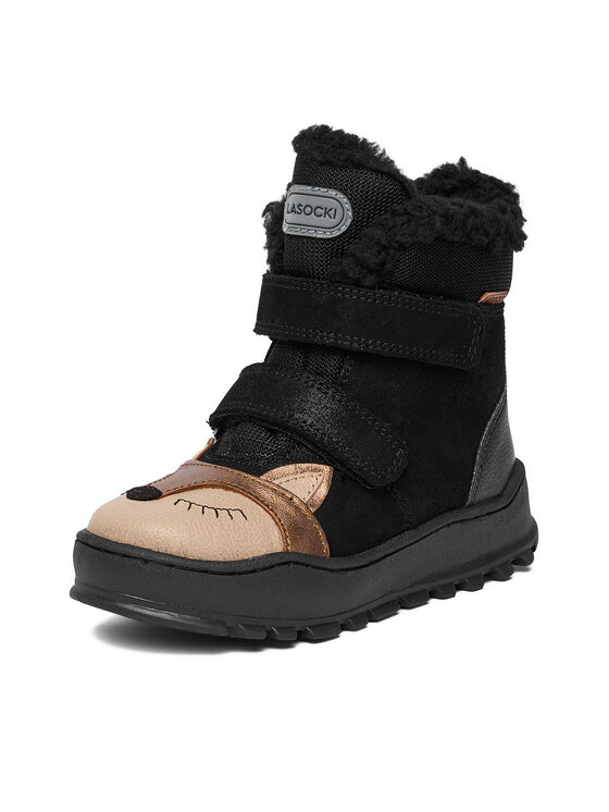 Lasocki Kids Botines planos Lasocki Kids CEO-CI12-TYSON-08(III)DZ Negro