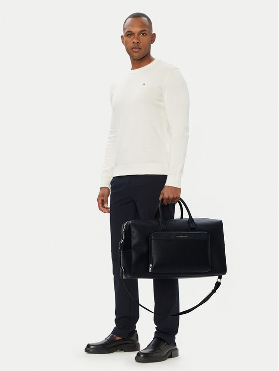 Tommy Hilfiger Torba weekendowa Tommy Hilfiger Th Central Duffle AM0AM14739 Czarny
