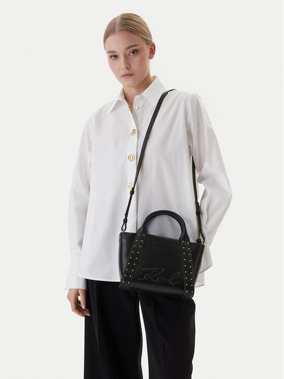 KARL LAGERFELD Дамска чанта KARL LAGERFELD B1W30262 Черен