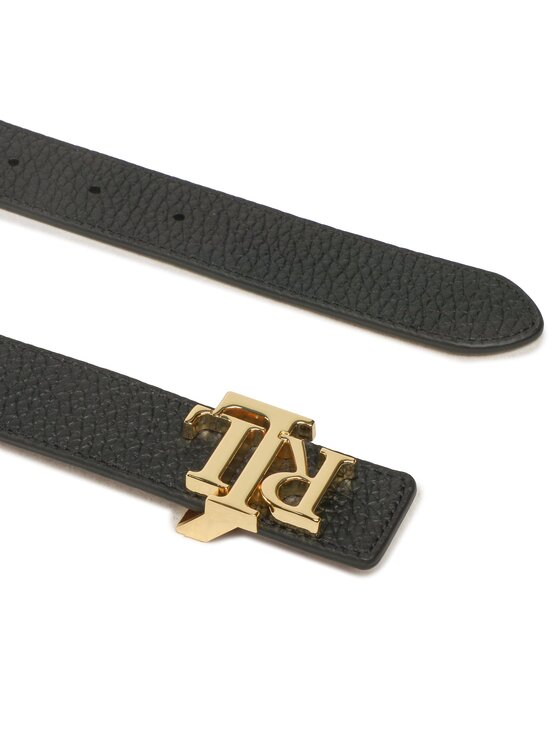 LAUREN RALPH LAUREN Dámsky opasok Lauren Ralph Lauren 412912039001 Čierna