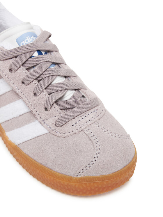 adidas gazelle silver green womens ADIDAS ORIGINALS Light gray Gazelle Indoor Sneakers for Men and Women   Pavidas