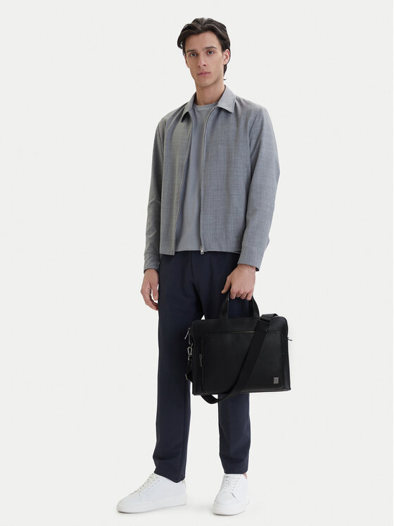 Calvin Klein Torba za prenosnik Calvin Klein Emblem Hw Commuter LV04D3290G Črna