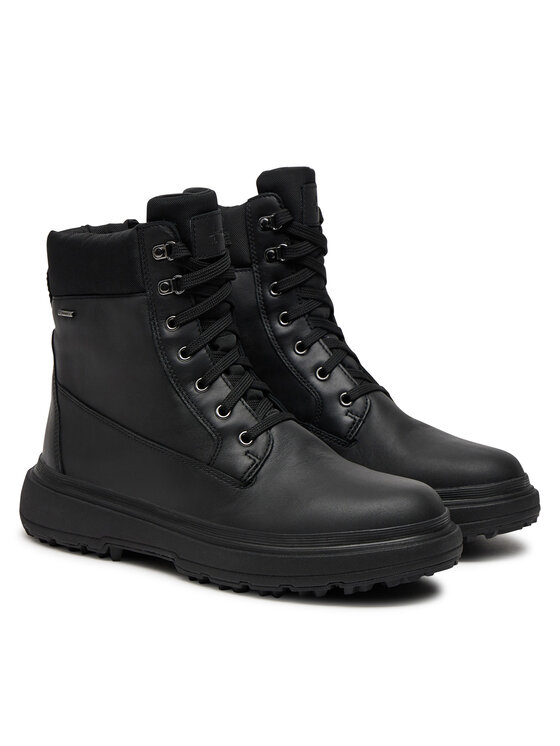 Geox Outdoorová obuv Geox D46XMB 08511 C9999 Čierna