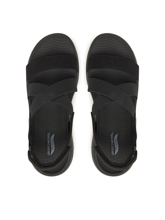 Skechers Sandales Skechers Go Walk Arch Fit Sandal-Treasured 140257/BBK Melns