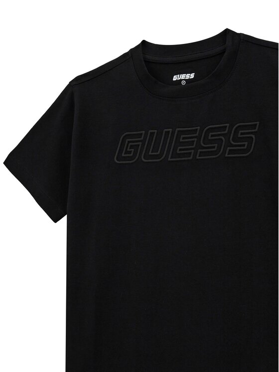 Guess Guess Футболка L5RI37 J1311 Чорний Regular Fit