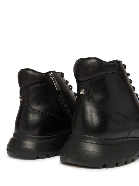 KARL LAGERFELD Trzewiki KARL LAGERFELD Magnus KL10650 Czarny