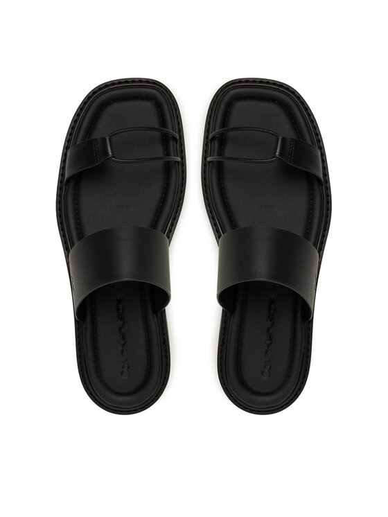 Calvin Klein Jeans Šlepetės Calvin Klein Jeans Rope Sandal Soft Lth Mg YW0YW01864 Juoda